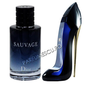 set cadou dior sauvage si carolina herrera good girl tester