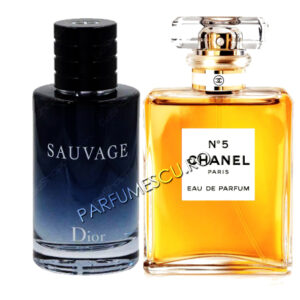 set cadou dior sauvage si coco chanel no 5 tester
