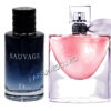 set cadou dior sauvage si lancome la vie est belle tester