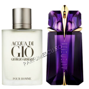 set cadou giorgio armani acqua di gio si thierry mugler alien tester