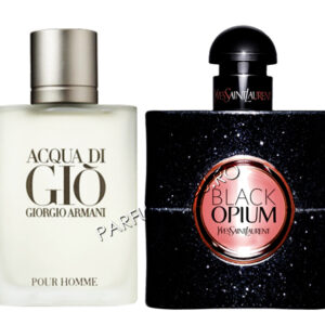 set cadou giorgio armani acqua di gio si yves saint laurent black opium tester