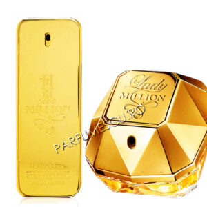 set cadou paco rabanne 1 million si paco rabanne lady million tester