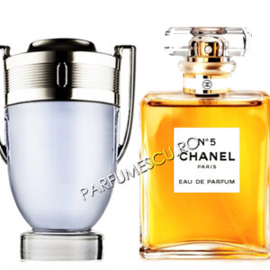 set cadou paco rabanne invictus si coco chanel no 5 tester