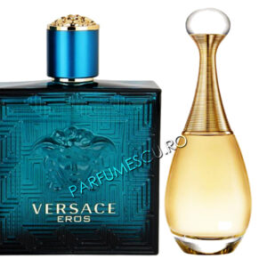 set cadou versace eros si christian dior j adore tester