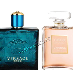 set cadou versace eros si coco chanel mademoiselle tester